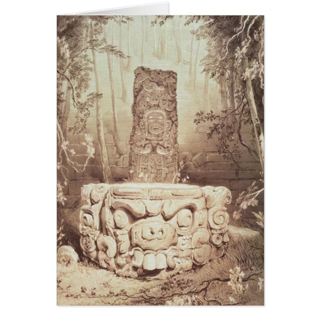 マヤの寺院、ホンジュラス (正面)