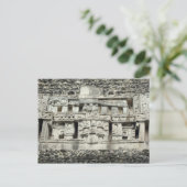 マヤの彫刻 ポストカード (スタンド正面)