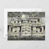 マヤの彫刻 ポストカード (正面/裏面)