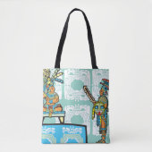 マヤの戦士とキングトートバッグ トートバッグ (正面)