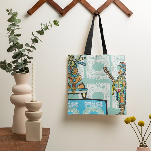 マヤの戦士とキングトートバッグ トートバッグ