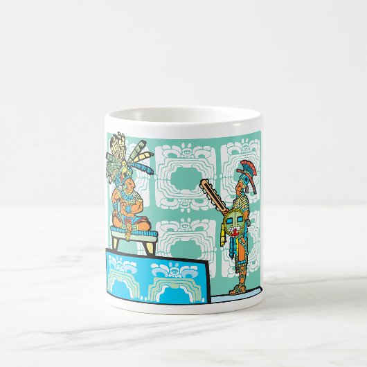 マヤの戦士と王 コーヒーマグカップ