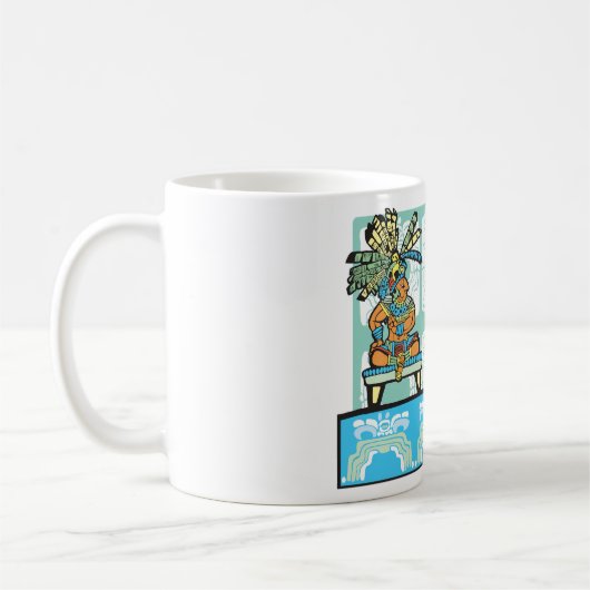 マヤの戦士と王 コーヒーマグカップ (左)