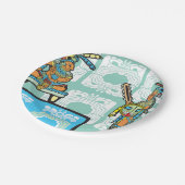 マヤの戦士と王 ペーパープレート (アングル)