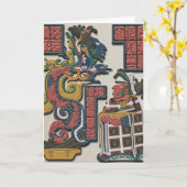 マヤの挨拶状 カード (黄色い花)