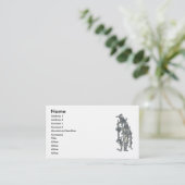 マヤの服 名刺 (スタンド正面)