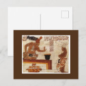 マヤの泡立てたチョコレート ポストカード (正面/裏面)