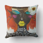 マヤの装飾用クッション20"のための花x 20" クッション (裏面)