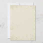 マヤの誕生日パーティー招待状 招待状 (裏面)