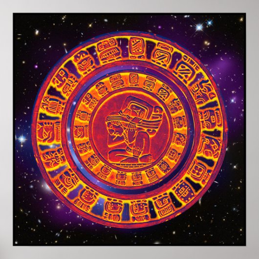 マヤの長期カレンダーポスター ポスター (正面)