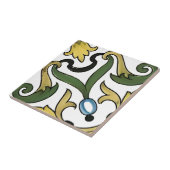 マヤの黄色い花模様のタイル タイル (側面)