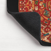 マヤの(アステカな)カレンダーの車輪 マウスパッド (コーナー)