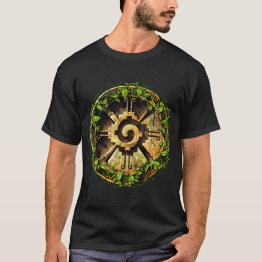 マヤのHunab Kuシンボル Tシャツ (正面)