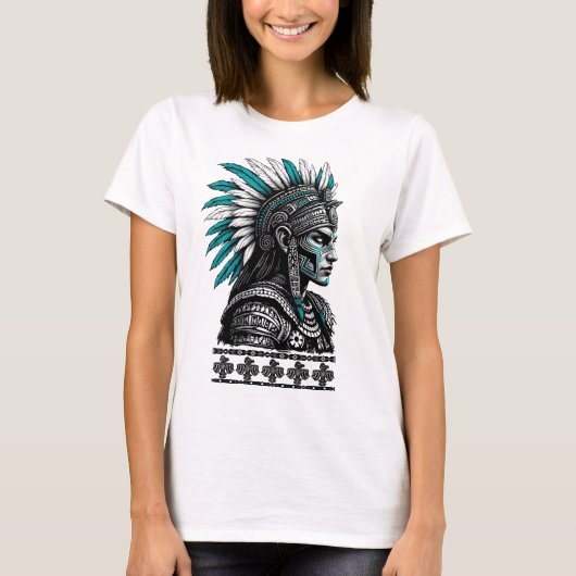 マヤアステカン先住民の文化 Tシャツ (正面)