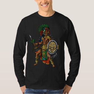 マヤアステカ族の戦士 Tシャツ