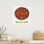 マヤインディアンアート ポスター (キッチン)