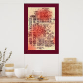 マヤウォールアート ポスター (キッチン)