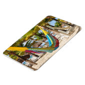 マヤカラフルンハンモックコスメルメキシコフレックスマグネット マグネット (左側)