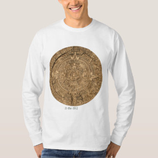 マヤカレンダーw日付新しい tシャツ