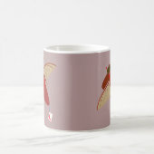 マヤバグ飛行学校!おもしろいイラストレーション コーヒーマグカップ (中央)