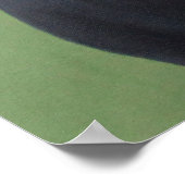 マヤブラックパグドッグ ポスター (角)