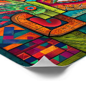 マヤモダンンのビジョン:抽象芸術のエポックが衝突 ポスター (角)