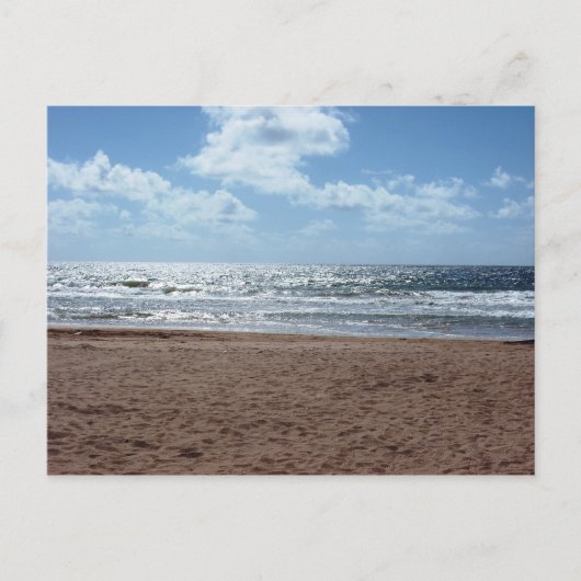 マヤロビーチ早朝、トリニダードはがき ポストカード (正面)