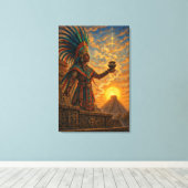 マヤンキャンバスアート キャンバスプリント (インサイチュ (ウッドフロア))