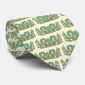 マヤンジャガーターコイズと金ゴールド ネクタイ (ロール)