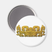 マヤンジャガー金ゴールド マグネット (正面/裏面)