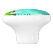 マヤンターコイズ&ゴールデンミスティスカイ セラミックノブ (側面)