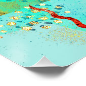 マヤンターコイズ&ゴールデンミスティスカイ ポスター (コーナー)