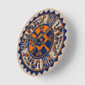 マヤンフナブク ラウンド壁時計 (傾斜)