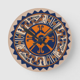 マヤンフナブク ラウンド壁時計