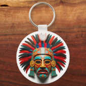 マヤンマスクメキシコ旅行 キーホルダー (正面)