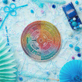 マヤンモザイクマーベル02 ペーパープレート (パーティー)