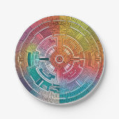 マヤンモザイクマーベル02 ペーパープレート (正面)