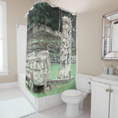 マヤーンレイズコパンホンジュラスクラスバスルーム シャワーカーテン (インサイチュ)