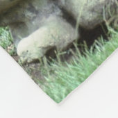 マヤ古代遺跡のコーパンシティホンジュラスカラー フリースブランケット (角)