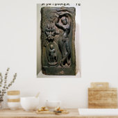 マヤ女王与えの未来の仏への誕生 ポスター (キッチン)