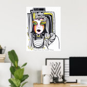 マヤ女王 ポスター (ホームオフィス)