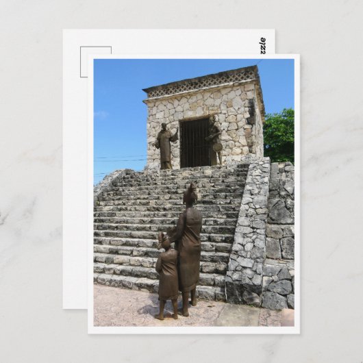 マヤ寺 ポストカード (正面/裏面)