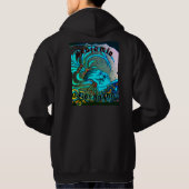 マヤ小妖精や小人:ディファイアンス&あなたの名前 パーカ (裏面)