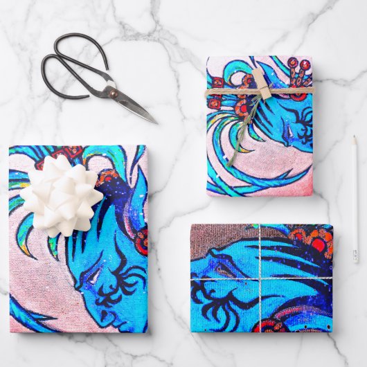 マヤ小妖精や小人：ディファイアンス ラッピングペーパーシート (正面)