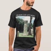マヤ市街コパンホンジュラス古代遺跡の写真 Tシャツ (正面)