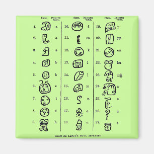 マヤ文字 マグネット
