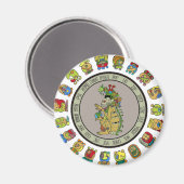 マヤ暦の死神 マグネット (正面/裏面)