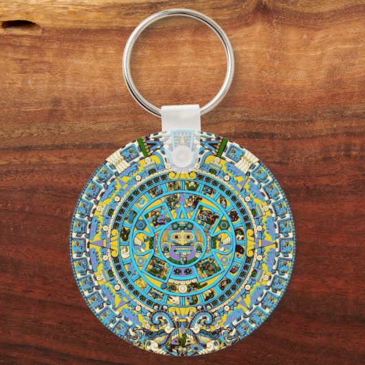 マヤ暦 キーホルダー (正面)