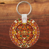 マヤ暦 キーホルダー (正面)