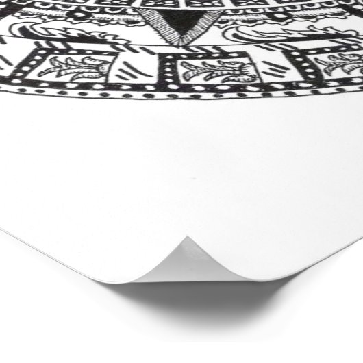 マヤ暦 ポスター (角)